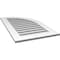 Ekena Millwork Quarter Round Top Right Surface Mount PVC Gable Vent w/ 3-1/2"W x 1"P Standard Frame, 22"W x 38"H GVPQR22X3801SF - alternate 2